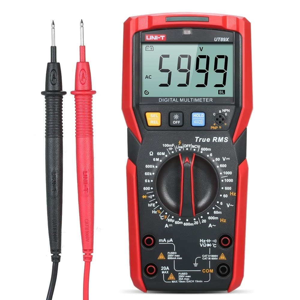 UNI-T UT89X TRMS multimeter tester ac dc Voltmeter Ammeter Capacitance Frequency Resistance tester with Temperature testing