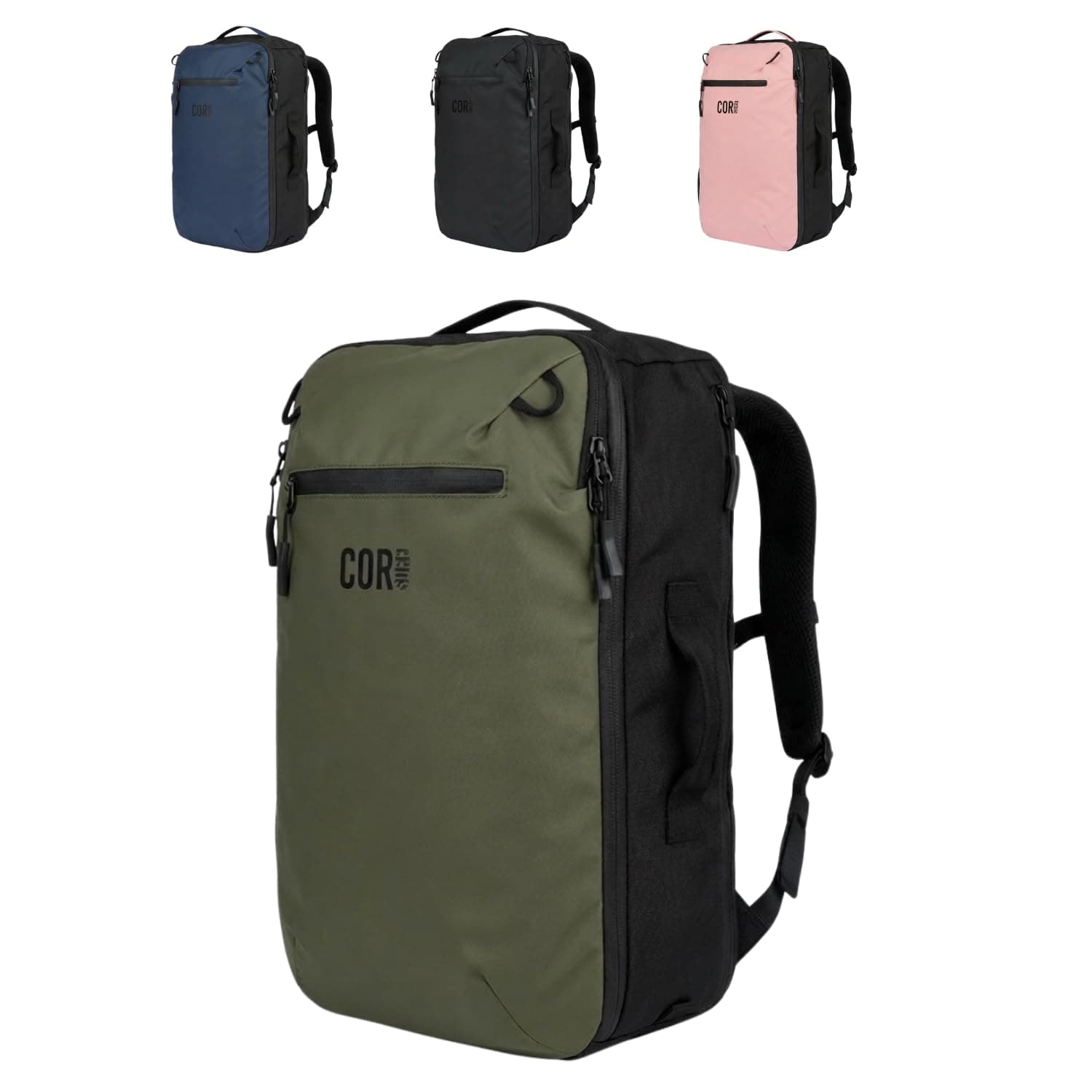 Travel Backpack | Flight Approved Carry On Laptop Backpack with Secret Passport Pockets | The Island Hopper