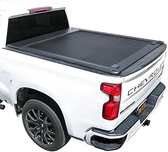 - Syneticusa MR Retractable Truck Bed Cover for Silverado Sierra 1500 2007–2026 | 5’8” 69.9” Bed | Aluminum Hard Tonneau Cover | One-Person Installable, Easy Installation | Waterproof, Low-Profile
