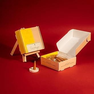 Nirmalaya 100% Natural Jasmine Incense Cones (Dhoop) | Incense Cones (40 Units) | Dhoop Cones for Pooja | Incense Cones for Fragrance (Jasmine)