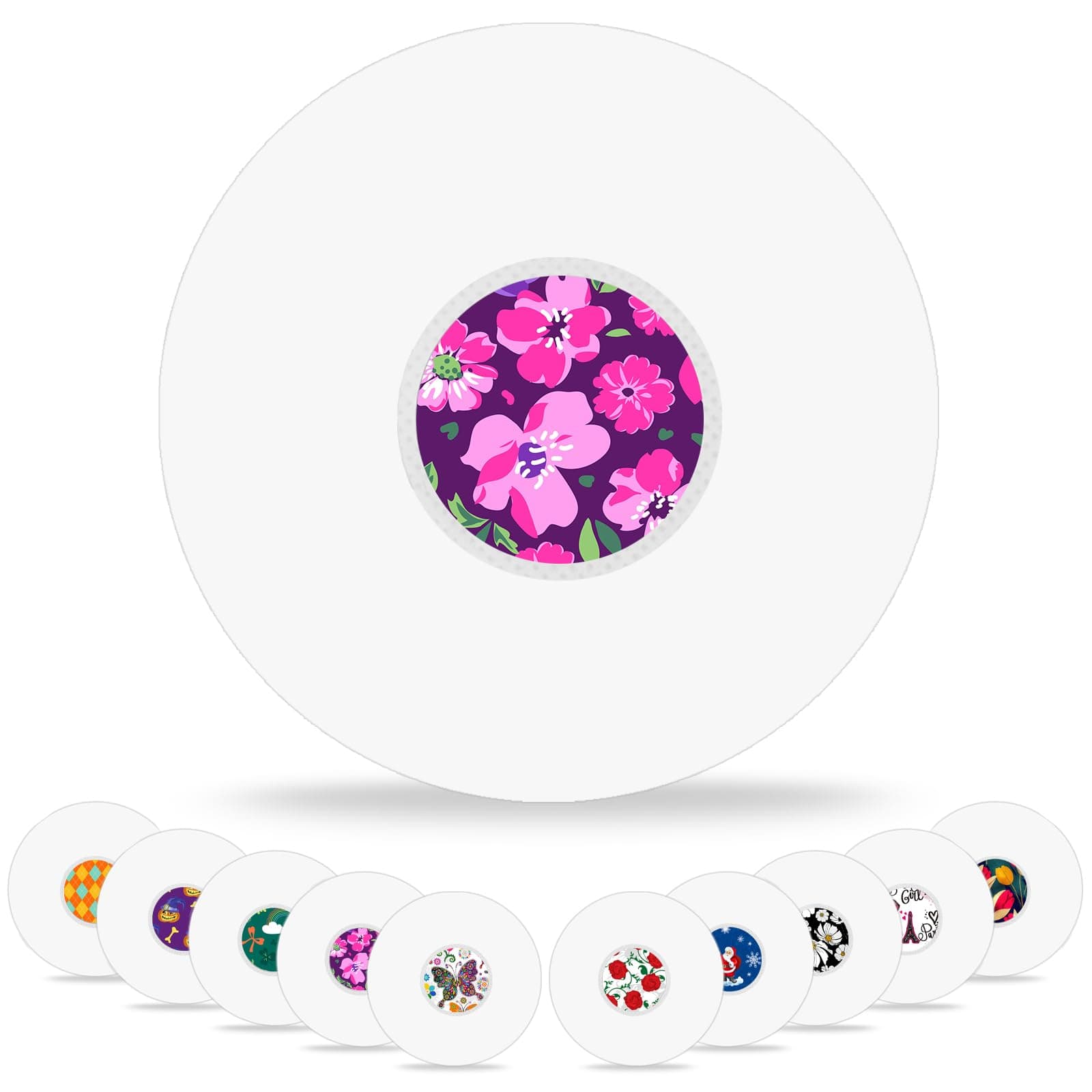 Libre 3 Sensor Covers & Free-Style Stickers for Libre 3 Sensor,Hypoallergenic Transparent Adhesive Patches,Waterproof & Breatheable for 14 Days Sensor Patches,Total 40Pack