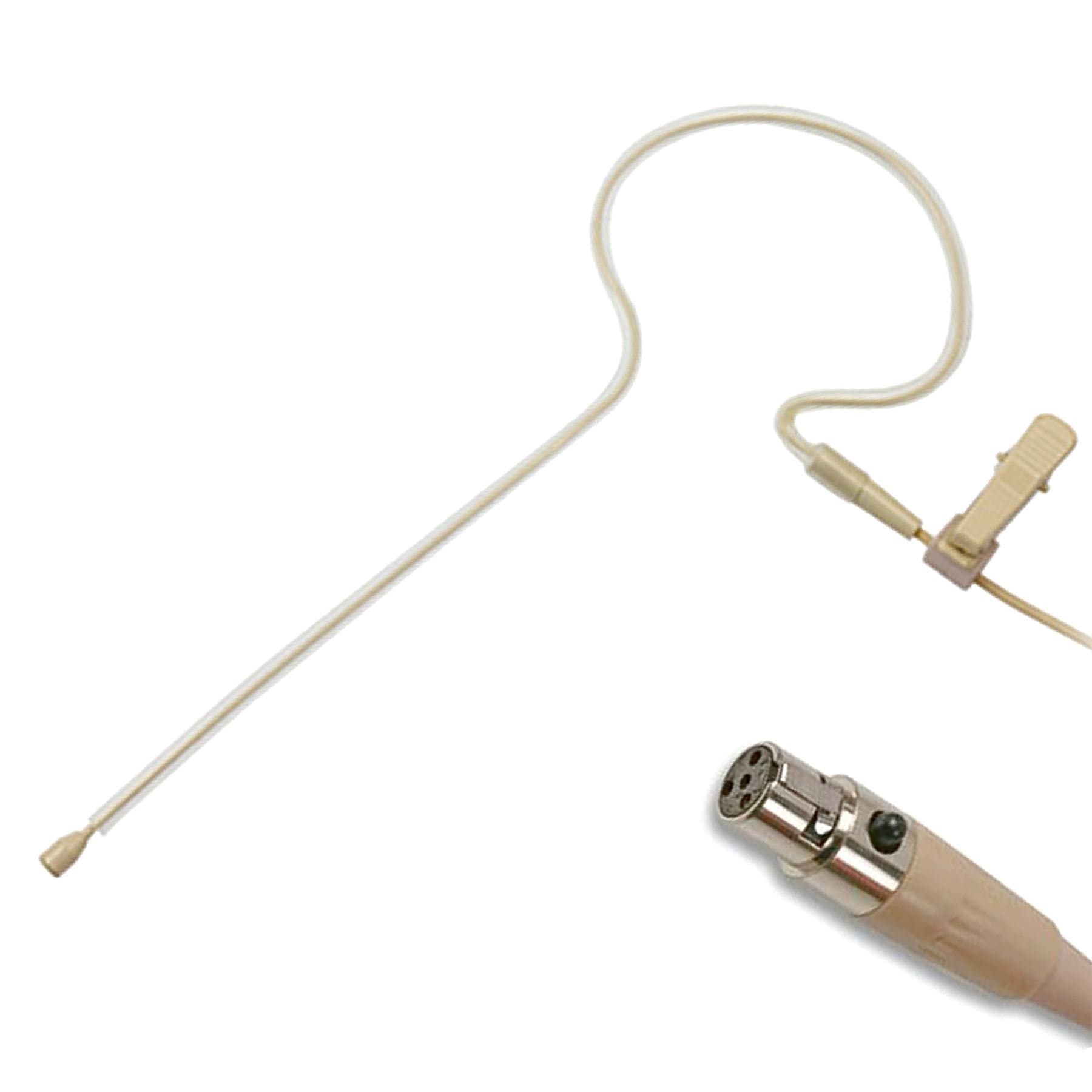 UltraDisk 4063 Pro Ear Hook Microphone TA4F 4 pin mini XLR for Shure + Trantec Wireless Transmitter