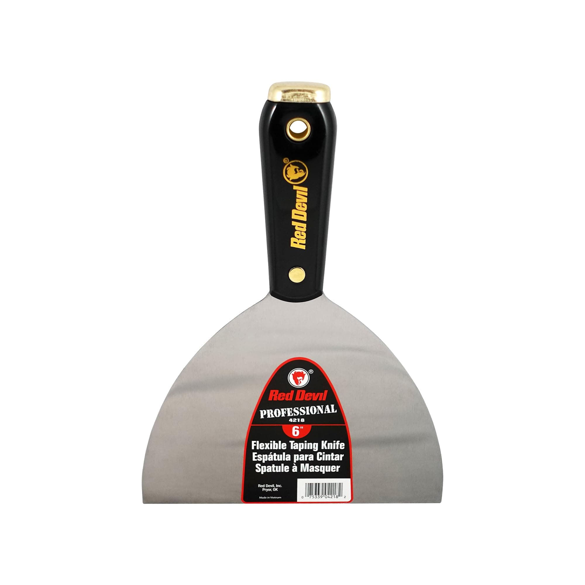 Red Devil 4218 Flexible Taping Knife, 6", Gray