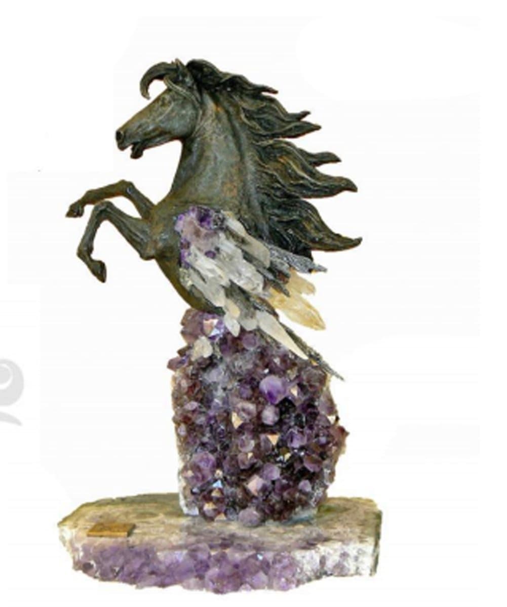 Horse Standing on Semi Precious Stone