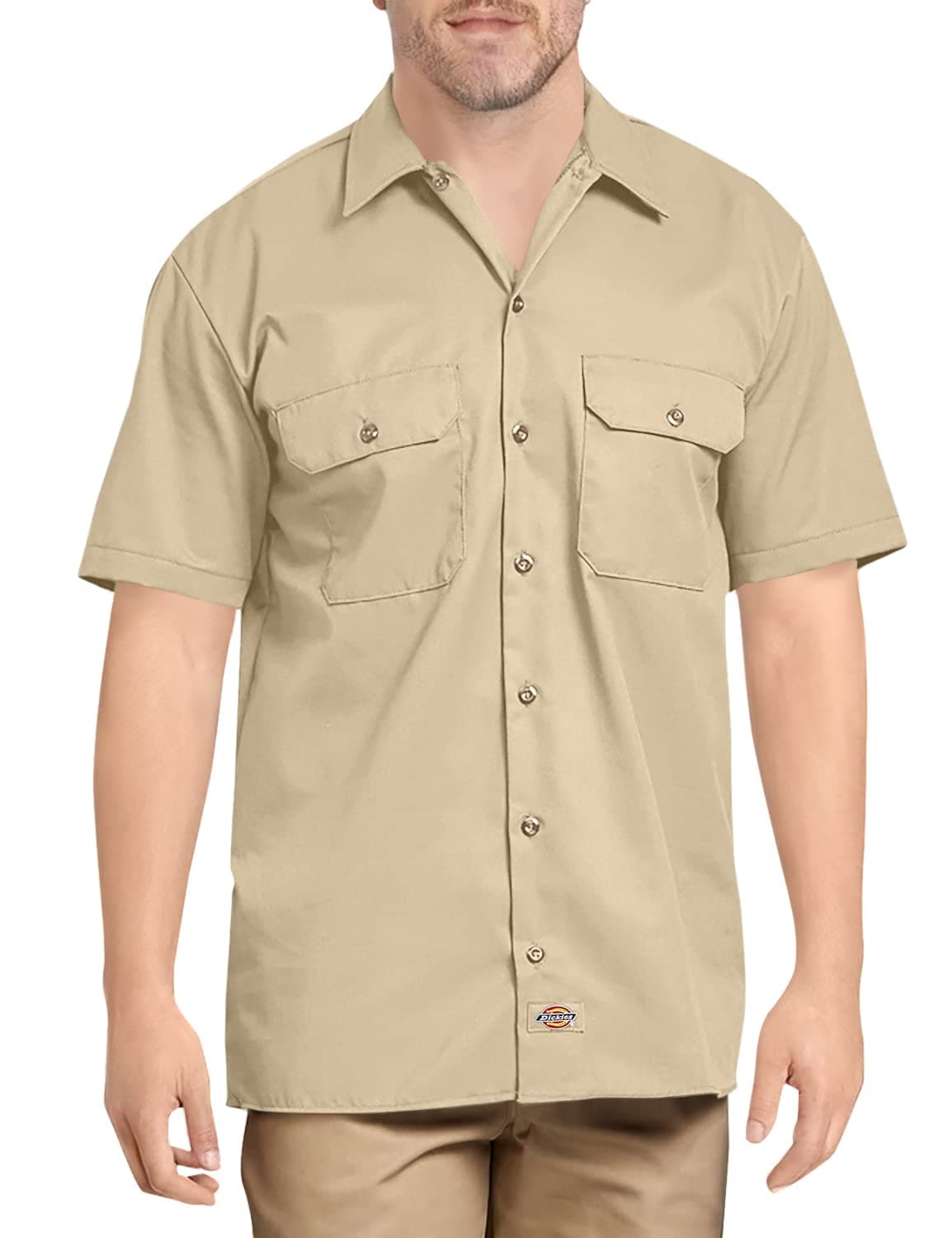 Dickies Men's Work Shirt Short Sleeves - White