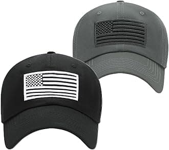 GEANBAYE American Flag Hats for Men Women Low Profile USA Baseball Cap Outdoor Dad Hat
