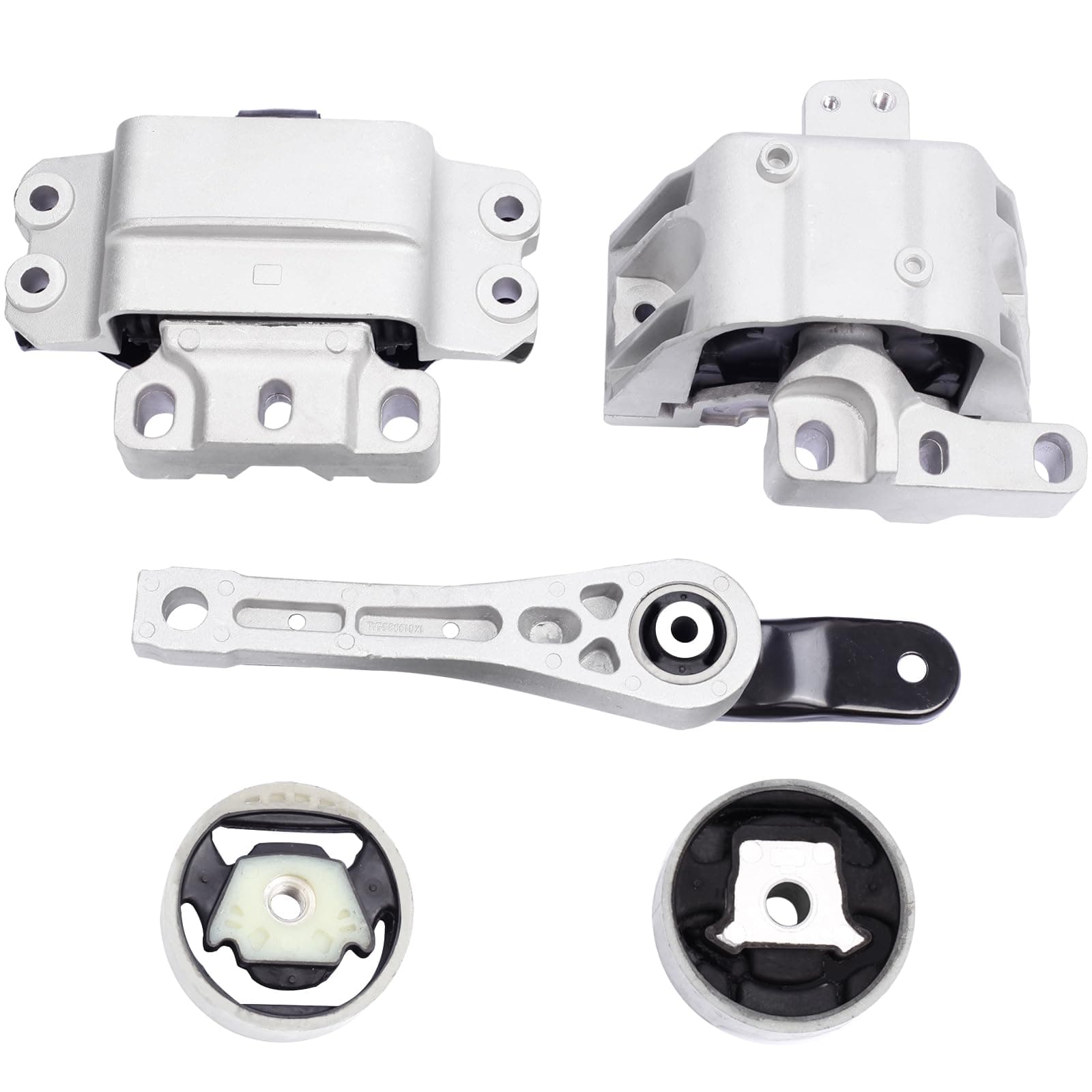 Engine Motor and Transmission Mount Compatible with Jetta 2014-2018 1.8L1.4L L4 & Passat 2014-2017 1.8L L4 & Beetle 2018-2019 2.0L Turbocharged 5-Piece Set /A6929 A4928 A4925 A6962 A6966