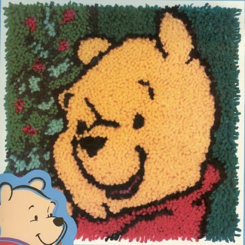 Pooh Christmas Latch Hook Kit by Pooh