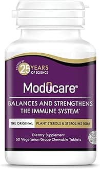 Moducare Daily Immune Support Plant Sterol Dietary Supplement Grape Flavored 60 Chewable Tablets 60 Tablets