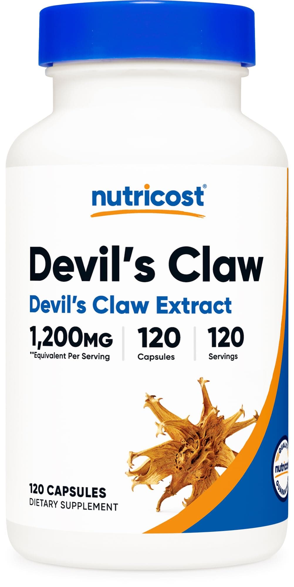 Devils Claw Extract 120 Capsules for 120 Servings Per Bottle - Vegetarian, GMO Free and Gluten Free