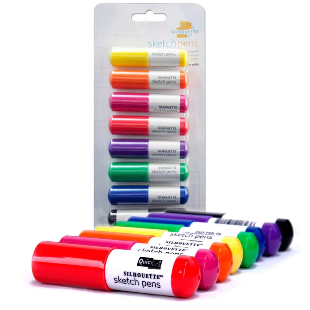 Sketch Pens 8/Pkg, White (SILH-PEN-START-3T-B)