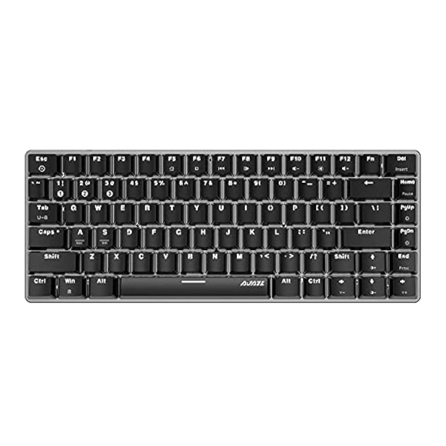 AJAZZAK33 82 Keys Wireless Mechanical Gaming Keyboard Red Switch Bluetooth 5.0 Dual Mode Anti-Ghosting Backlight Keyboard For PC Laptop Gamer