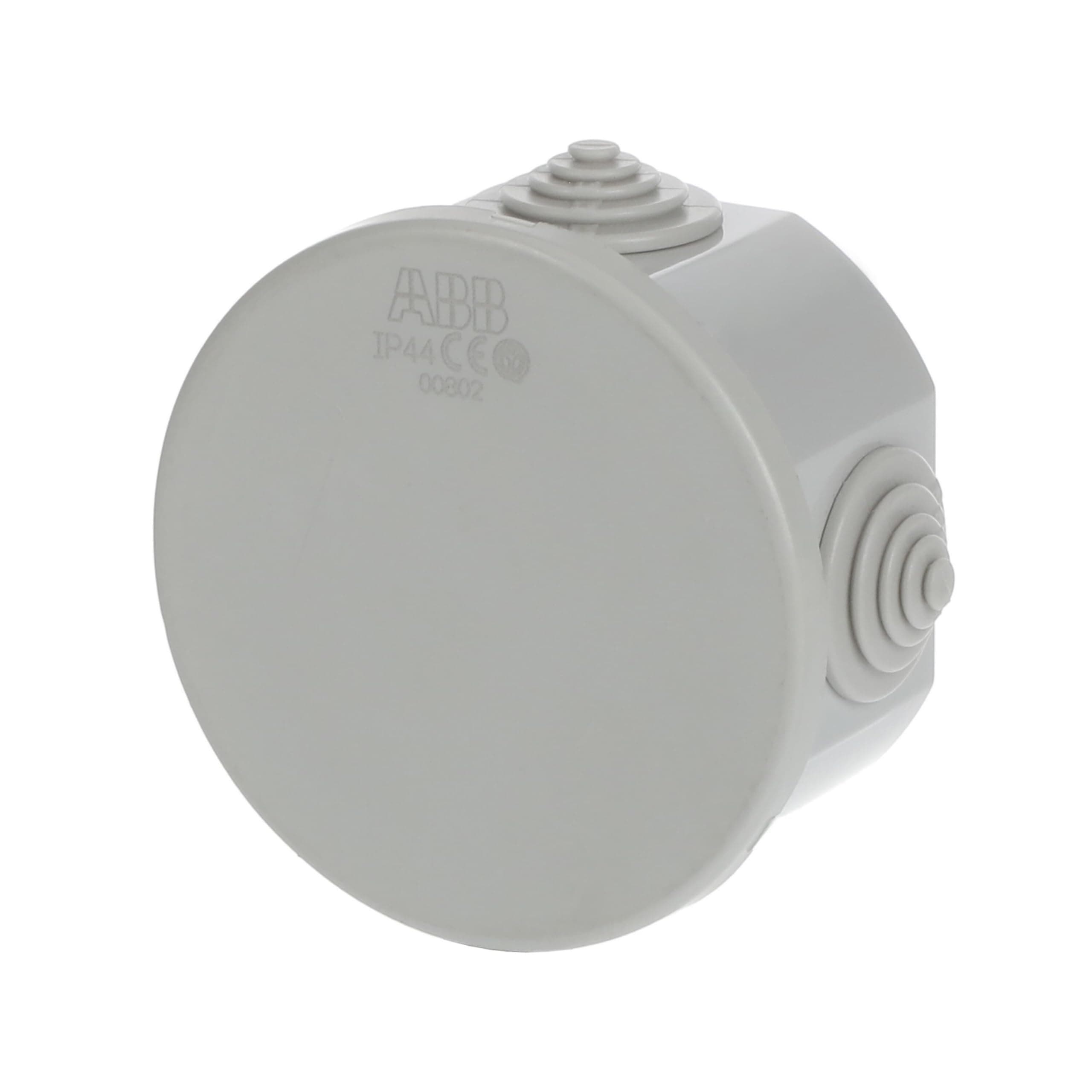 IP44 Water Resistant Electric Cable Connector Unit - T Box Hafobox - Shockproof Adaptable Indoor/Outdoor Box - ⌀80 x 40mm