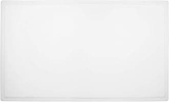 THIRTEEN CHEFSCommercial Plastic Carving Board with Groove, NSF Certified, HDPE Poly White 30 x 18 x 0.5 Inch