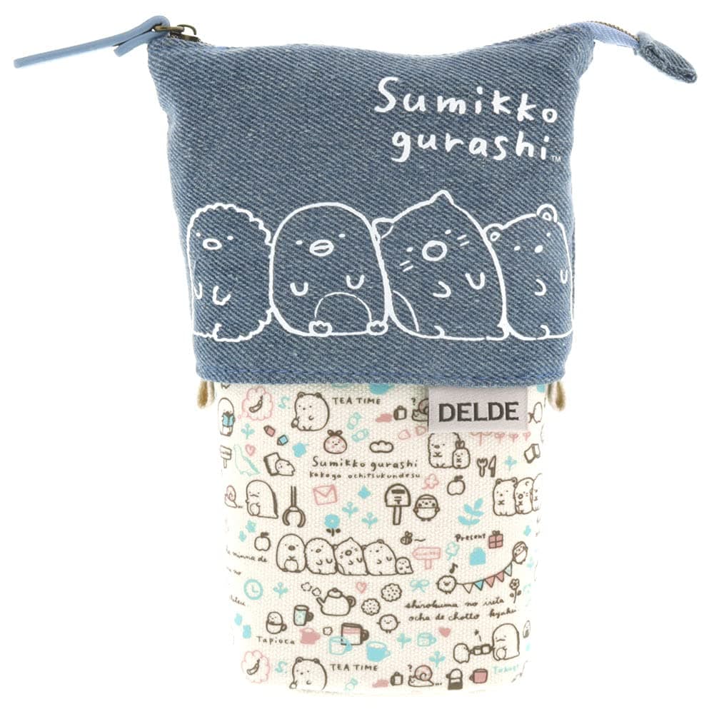 SUN-STAR Sumikko Gurashi x DELDE Pencil Case, A Pattern, Simple