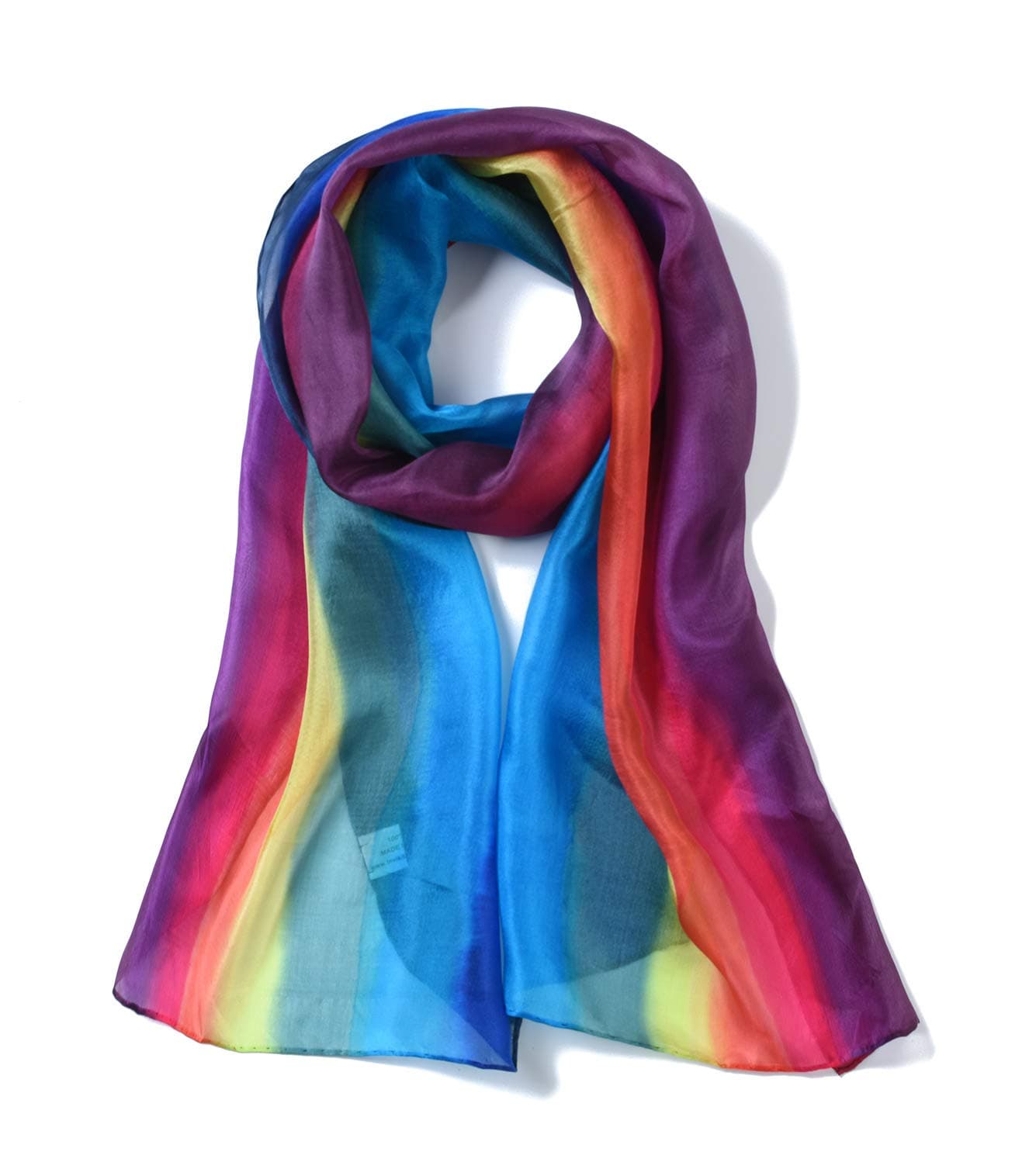 Women's 100% Silk Scarf Hand Painted