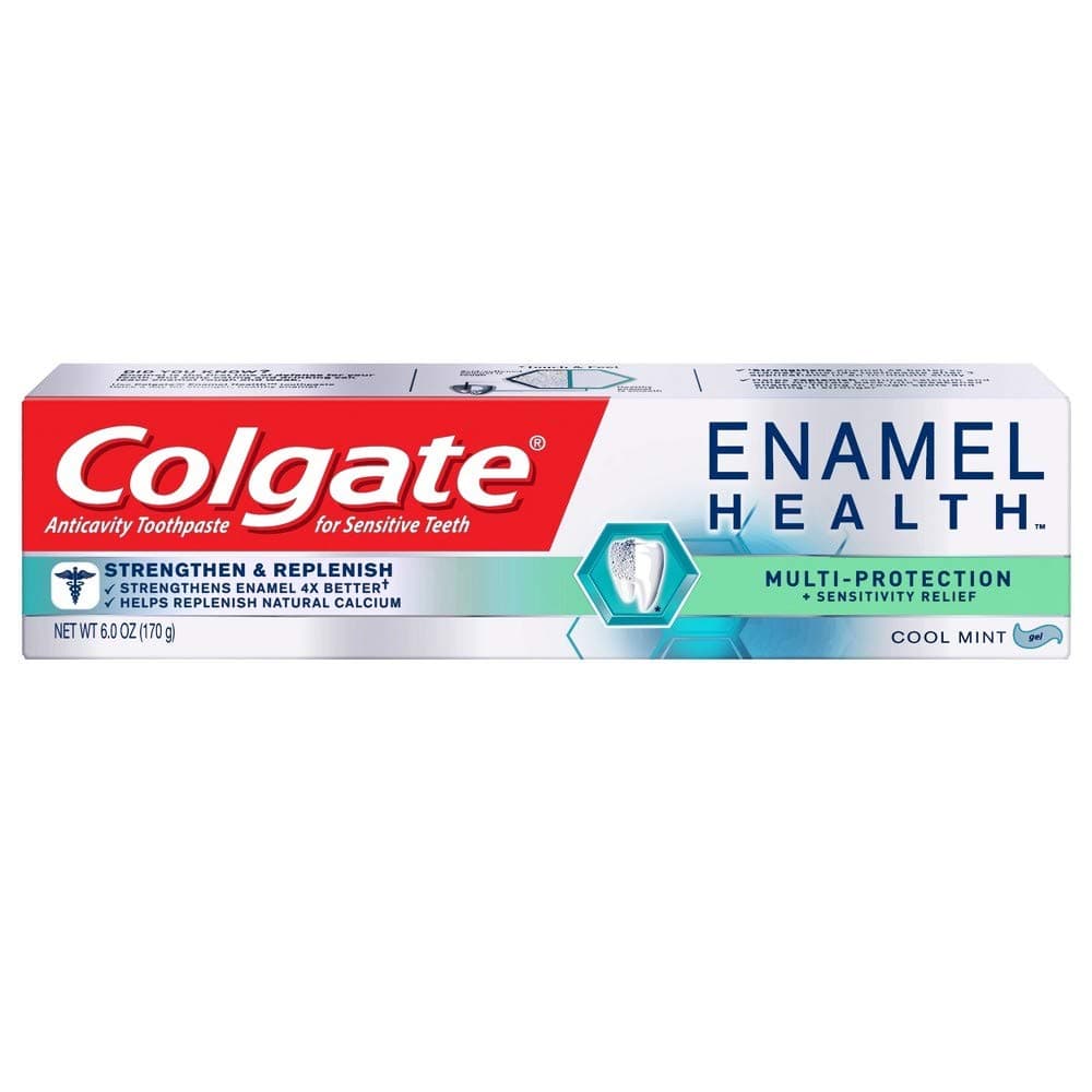 Colgate Enamel Health Multi-Protection Toothpaste Cool Mint Gel (Pack of 2)