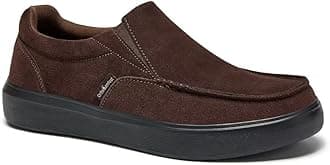 OrthoComfootMen's Orthopedic Slip-On Loafers Walking Shoes: Casual Arch Support Loafers for Plantar Fasciitis, Comfortable Orthotic Dress Shoes for Foot and Heel Pain Relief