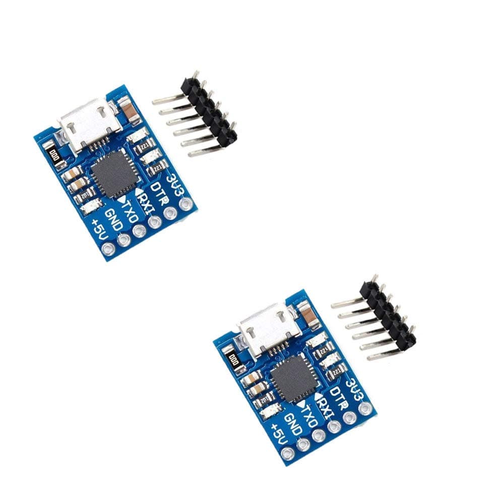 Ximimark 2Pcs CP2102 Micro USB to TTL/Serial UART 6Pin Module Serial Converter STC Downloader Replace FT232