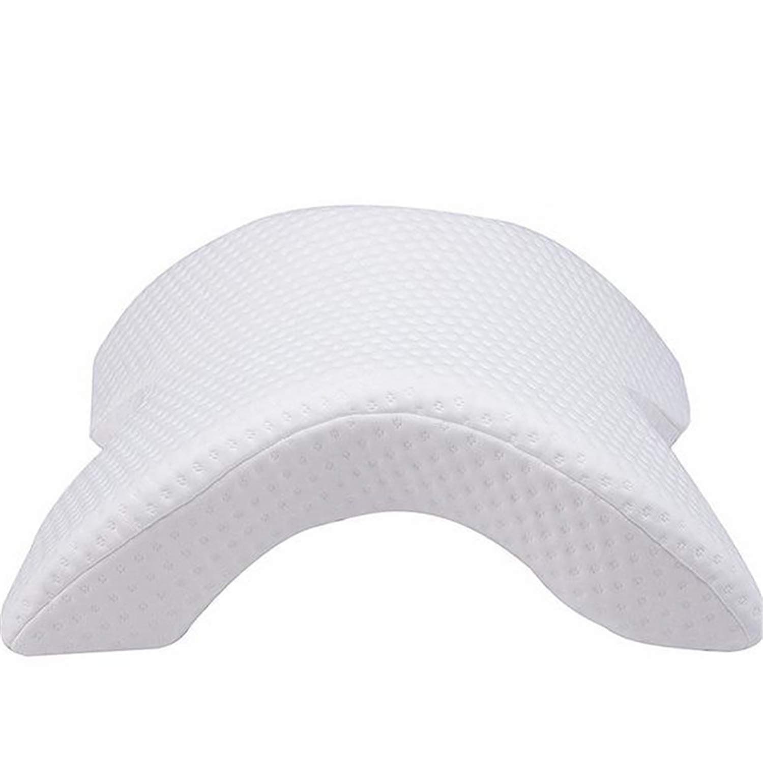 2 Pcs Memory Foam Neck Pillow,Protection Slow Rebound,Multifunction Anti Pressure Hand Numb Pillow,Arch U-Shaped Pillow,Anti-Hand Numb & Anti Snore Couple Cuddle Sleep Pillow
