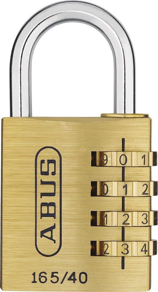 35020 Combination Padlock 165/40 mm Gold