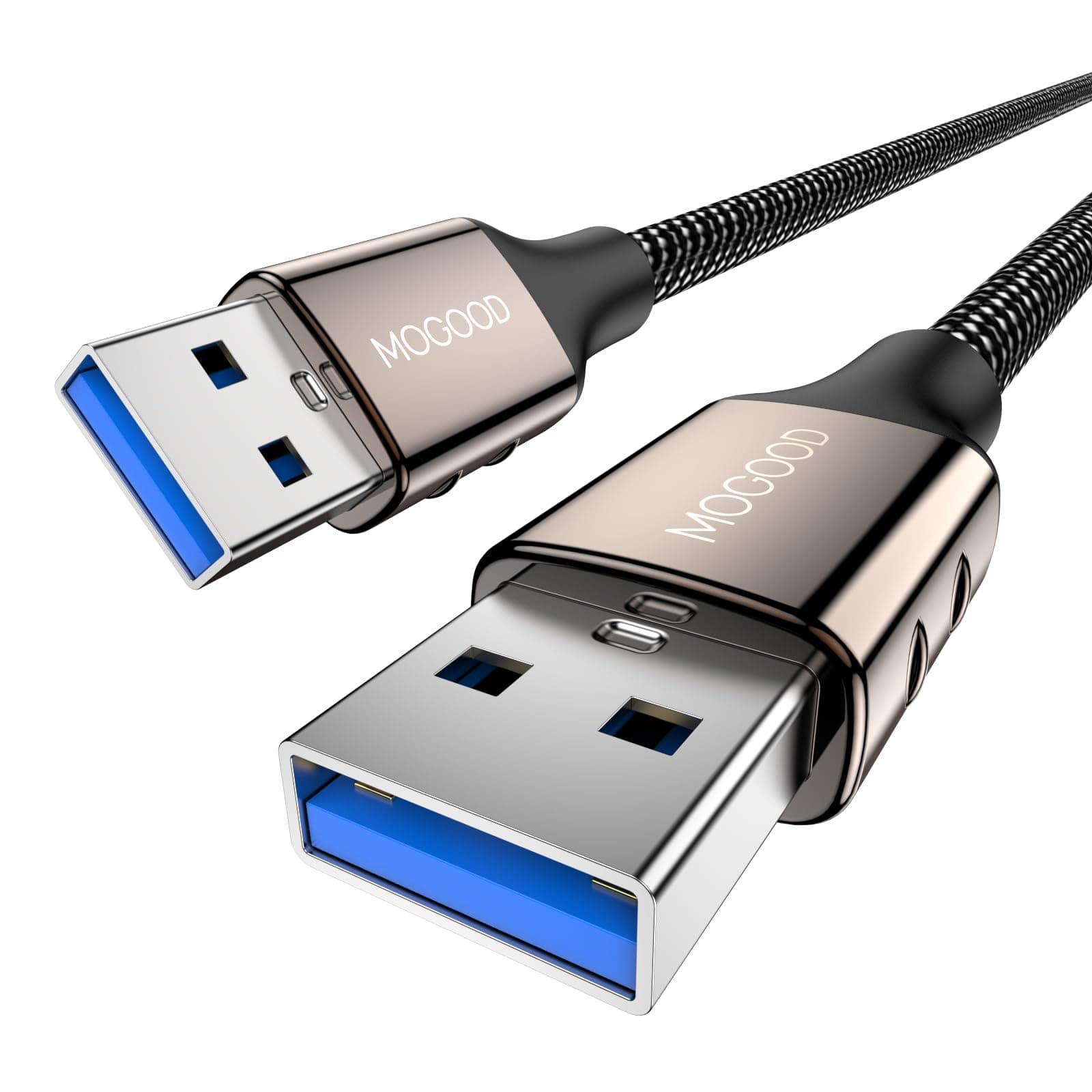 – MOGOOD USB 3.0 Cable, USB to USB Cable 1M, 5Gbps USB Male to Male Cable, Type A to Type A Cable, USB Extenders for Data Transfer, USB Cable Compatible with Hard Drive, stylus, Monitor, Camera and more
