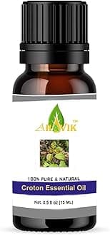 Croton Natural Essential Oil (Codiaeum Variegatum) Nepala Seeds - Jamalgotha Oil 15ML For Hair Growth | Skin Care | Body Pain | Massage