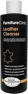 Leather Cleaner - Leather Cleaning for Car Interiors & Seats, Leather Couches, Shoes, Boots, Bags | 8.5oz Suitable for All Leather Types/Colors (Black, Brown, & More)