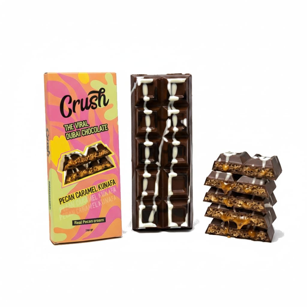 Crush Dubai Chocolate Bar (Pecan)