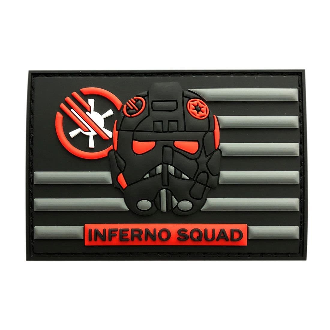 Inferno Squad USA Flag Patch (3D-PVC Rubber-MINF1)