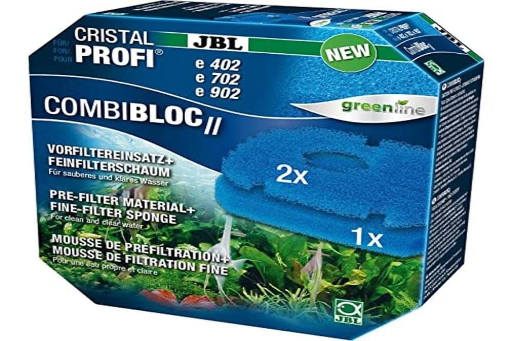JBL CombiBloc II CristalProfi e4/7/902, Set with pre-filter inserts and filter foam for filter CristalProfi e (02)