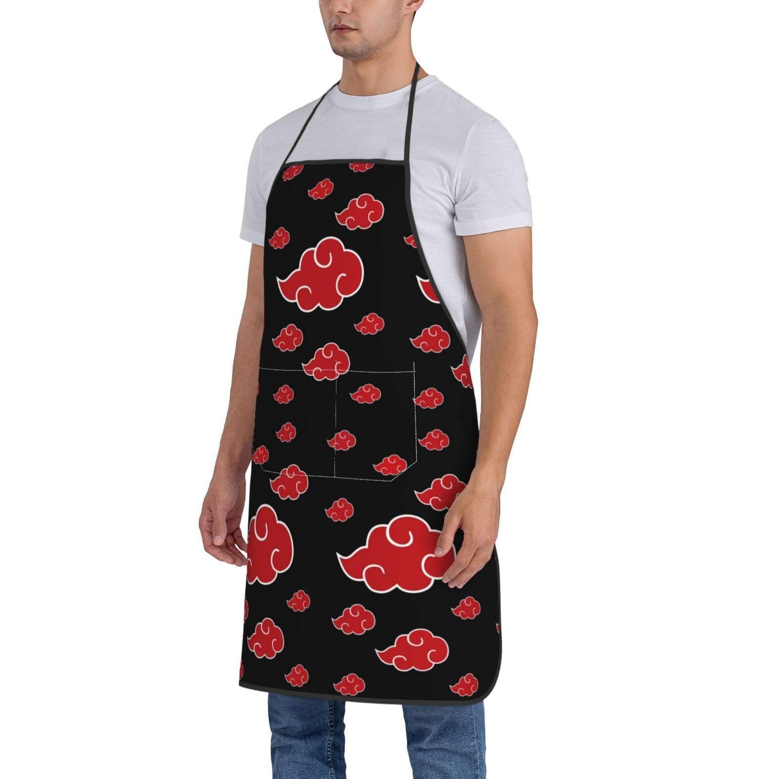 IZREEL Adjustable Bib Aprons with 1 Pockets Cooking Kitchen Chef Apron for Women and Men