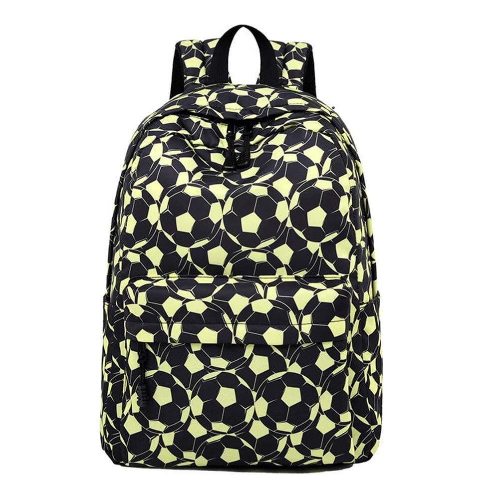 Cucsaistat Backpack Sports Backpack Creative Printing Student Bag Large-Capacity Bag Travel Bag   Couple Bag, Yellow