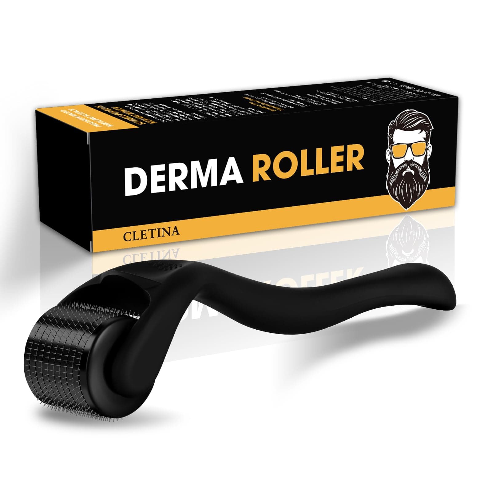 540 Titanium Derma Roller - Microneedle Micro Needle Roller for Men and Women Home Use - Microneedling Roller Microneedle Skin Care Tool B13