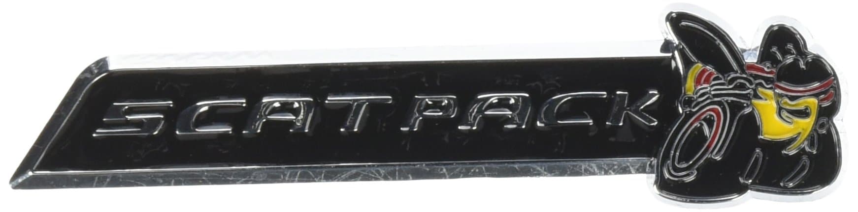Auto Chrome Black scat Pack Super Bee for Charger Emblem Badge Sticker