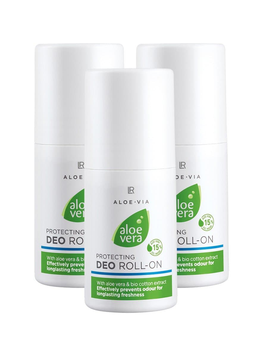 LR Aloe Vera Protective Roll-On Deodorant Pack of 3