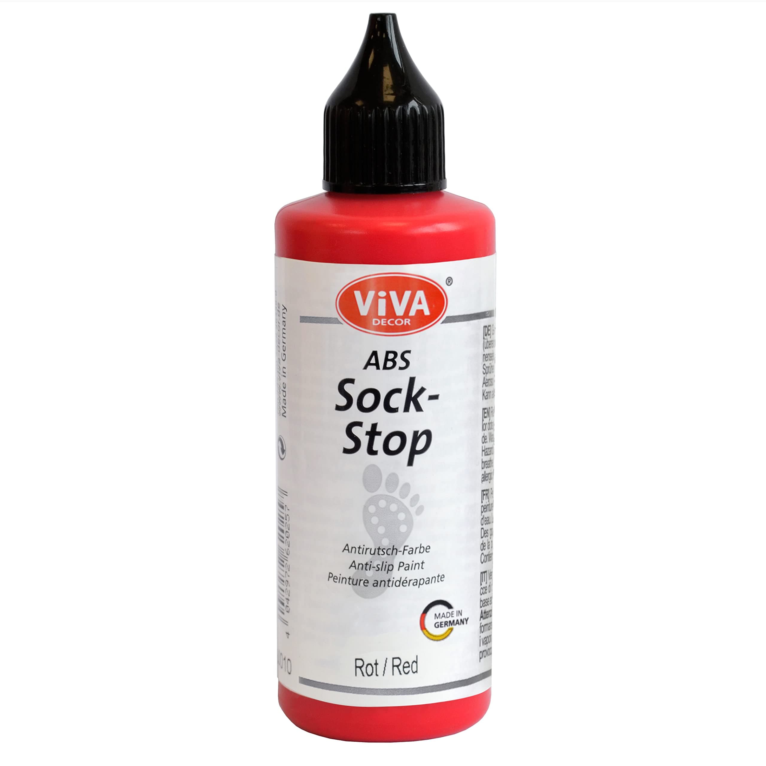Viva Decor Abs Sock Stop Paint 82Ml-Red