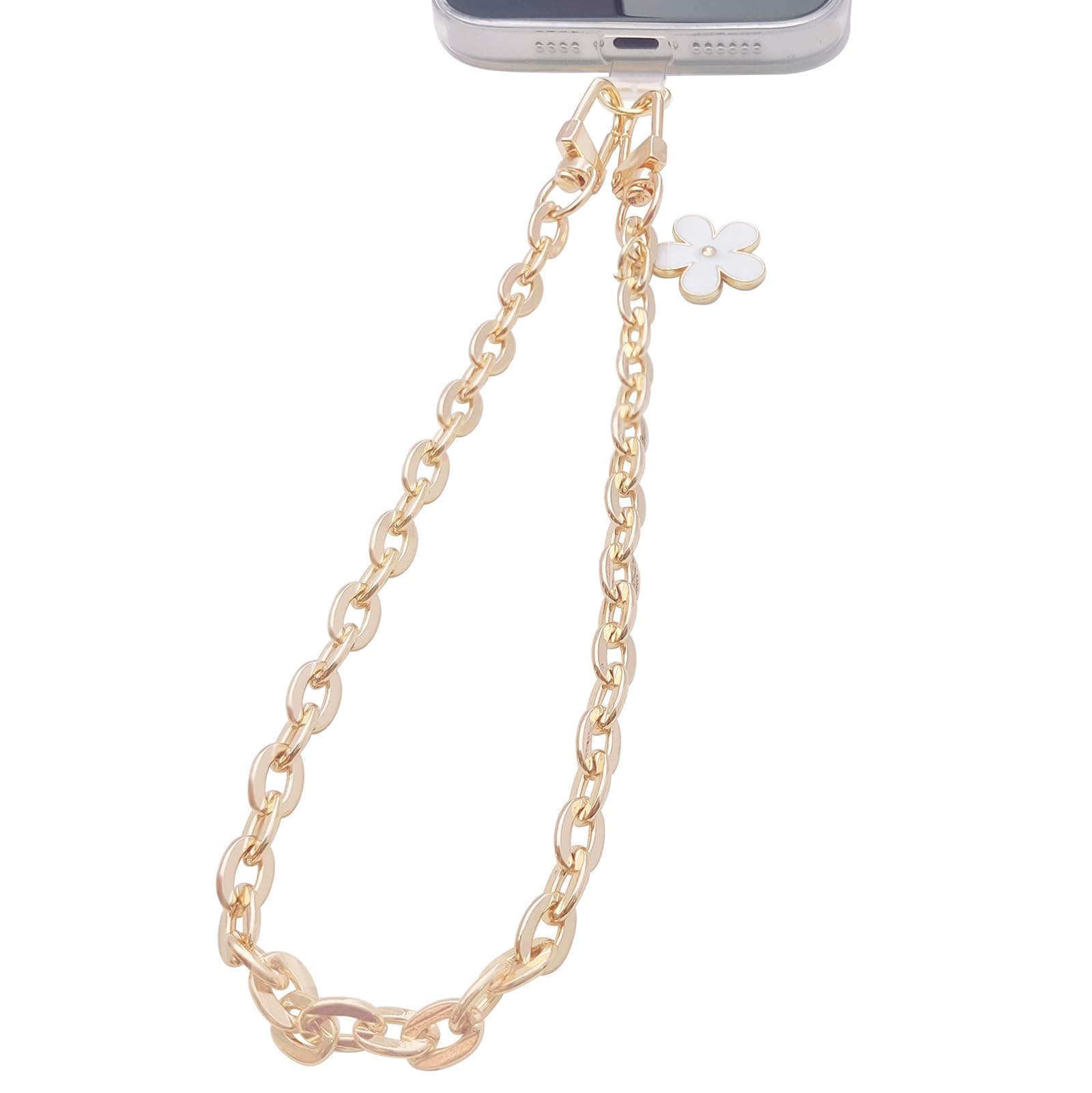 #5-Phone Wrist Strap Metal Chain