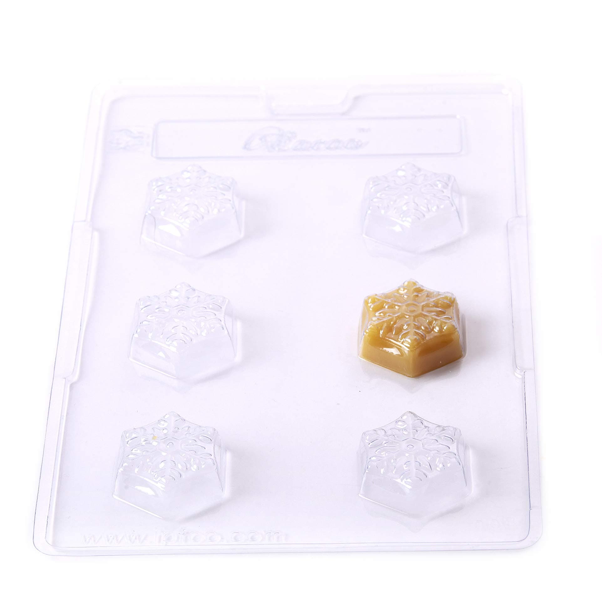 Snowflakes Chocolate Mould 6 Cavity