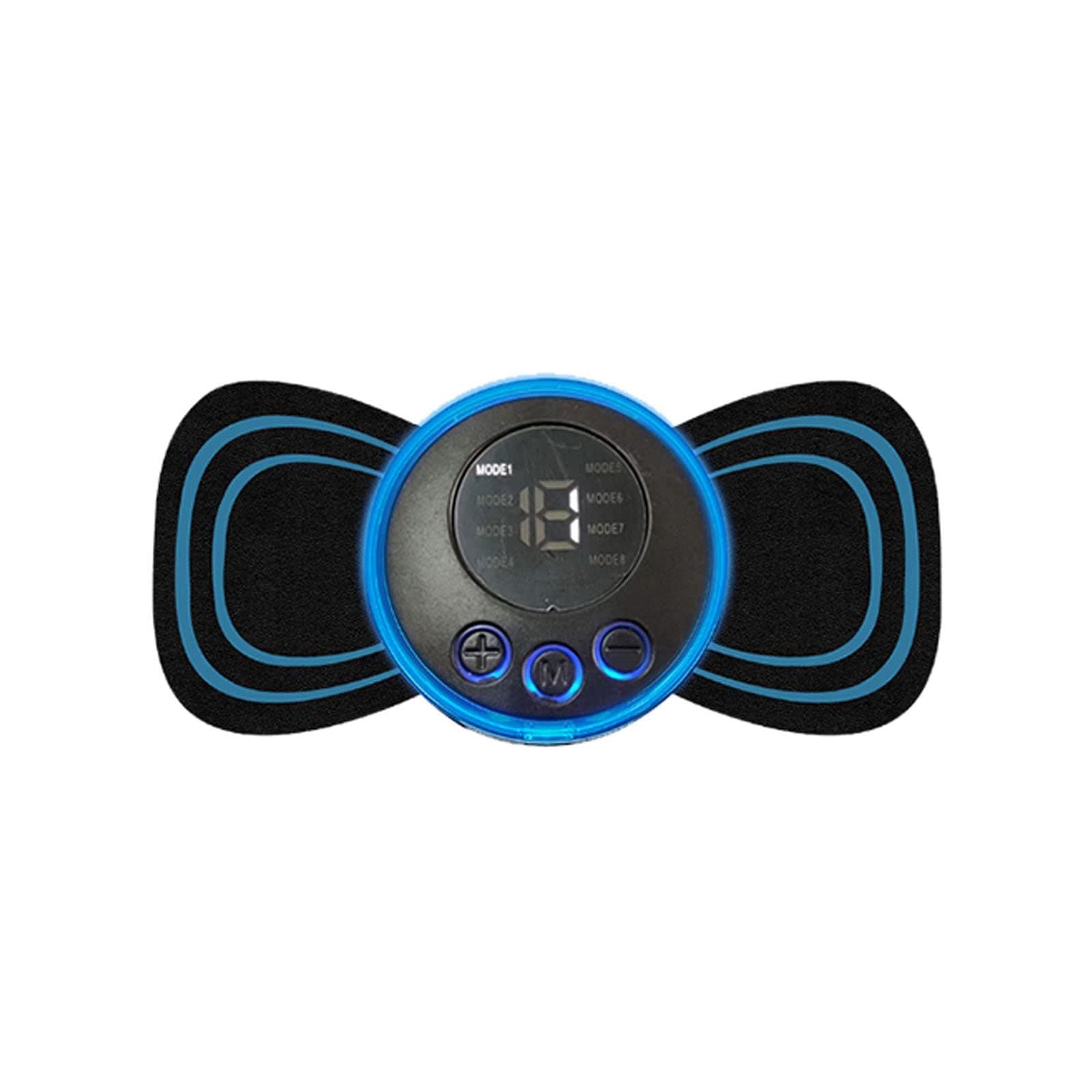 Cervical Spine Massager, Portable Multifunctional Massage Mat - 8 Modes Adjustable, Relieve Pressure of Neck Shoulder Back Waist, Mini Electric Massager Mini Back and Shoulder Neck Body Massager