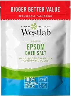 WESTLAB LTD Epsom Bath Salts 2kg (Pack of 1)