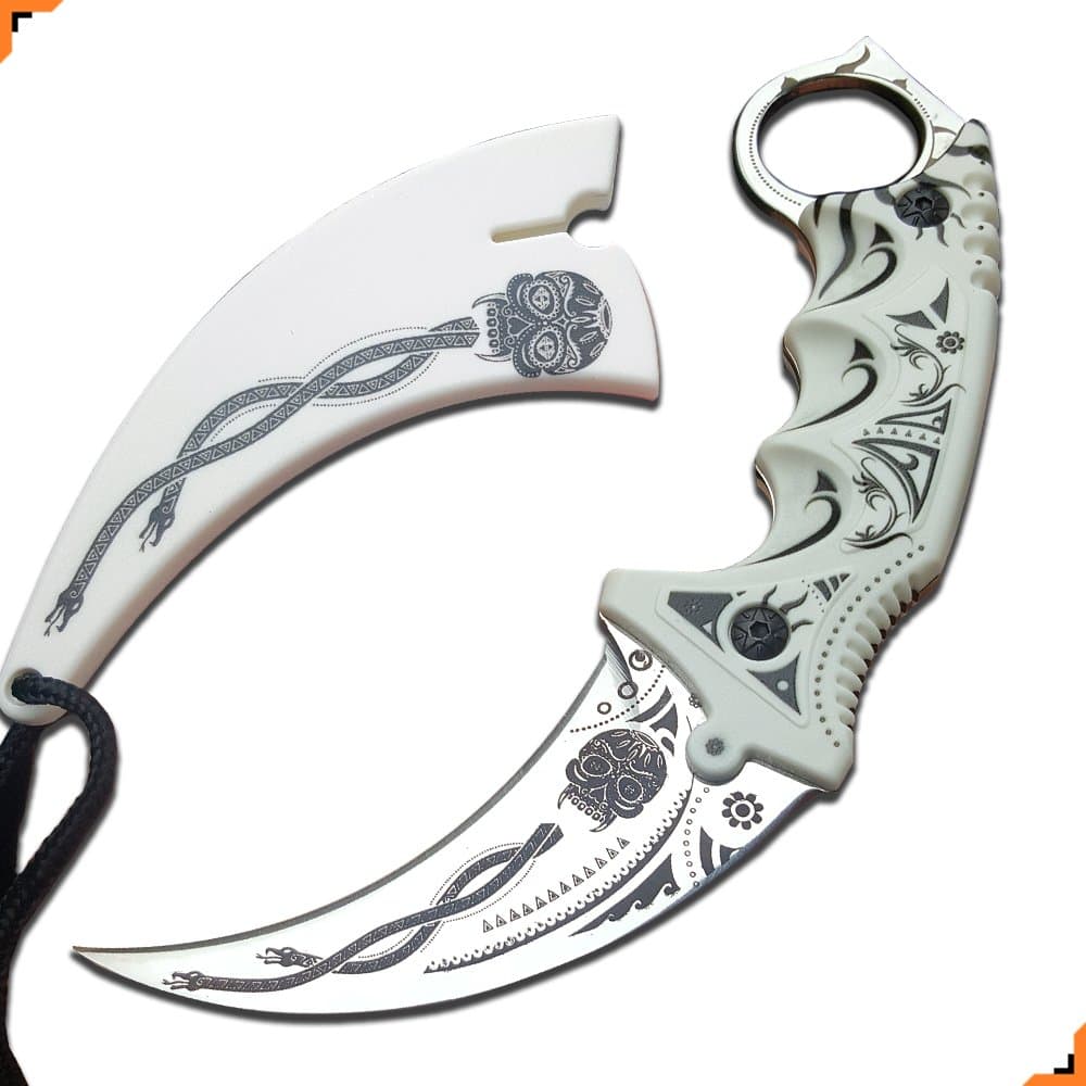 Knivesmatter Custom csgo Karambit Knife, 3rd Gen, Full Tang