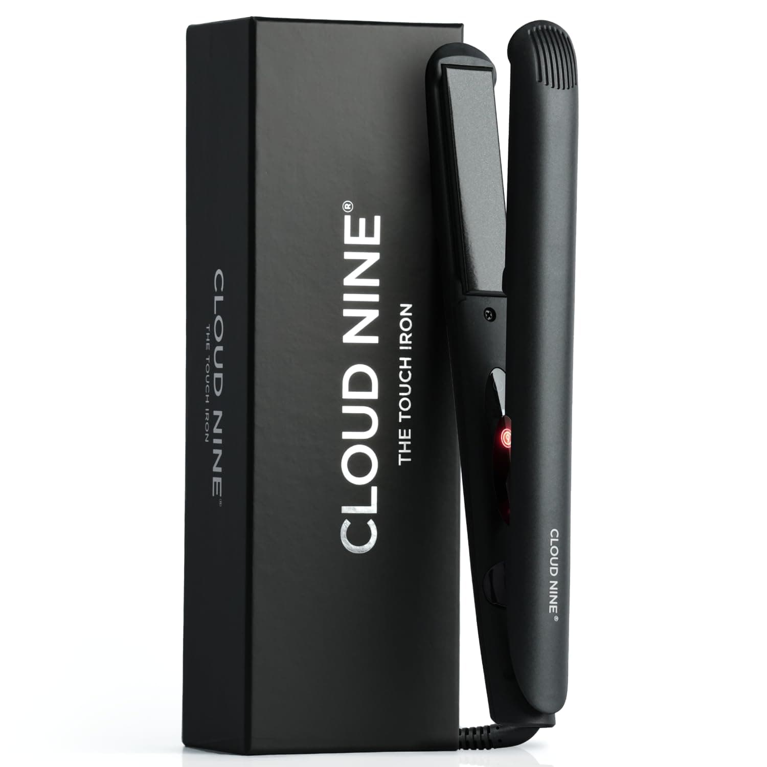 CLOUD NINE The Touch Iron Hair Straightener | Variable Temperature Control Quick Heat Touch Technology Sericite Infused Plates Spring Flex Styling | Perfect for Smooth Sleek Results