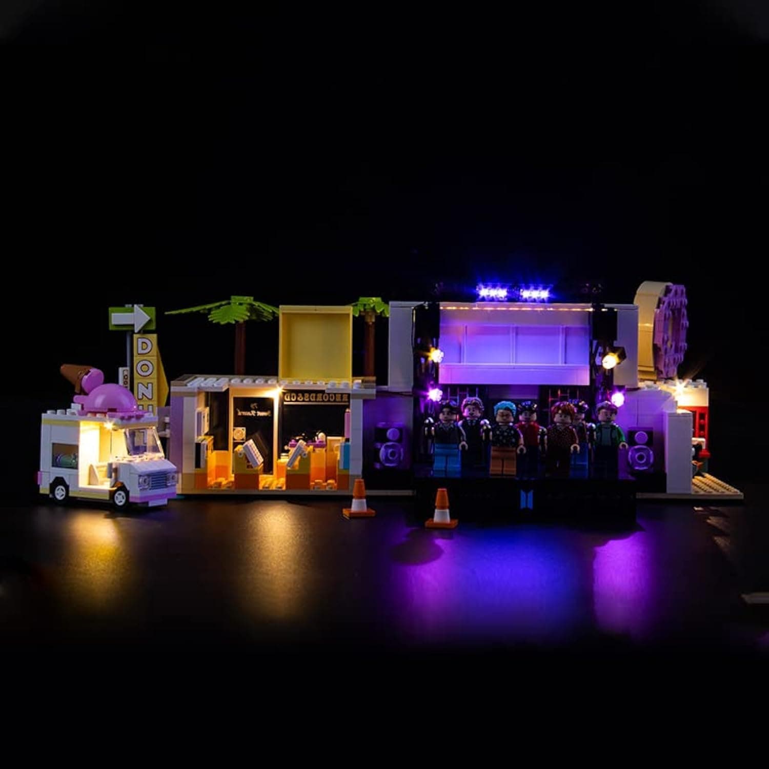 LED Light Kit Compatible with Lego BTS Dynamite 21339 Set, Creative Lights Compatible with Lego 21339, for BTS Fans (Lights Only, No Model)