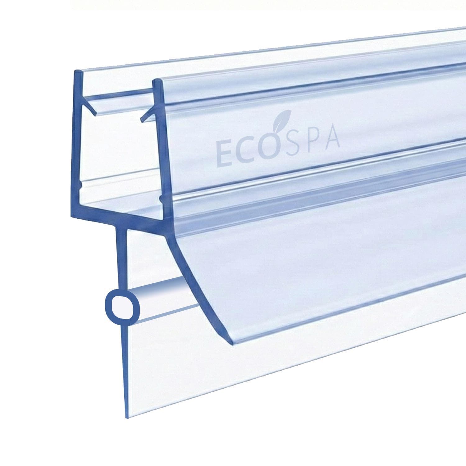 ECOSPA Shower Door Seal Strip for 4-6mm Glass Screens or Door - Seals up to 26mm Gap - Perfect Shower Screen Seal Replacement with 90cm Adjustable Length (Straight)