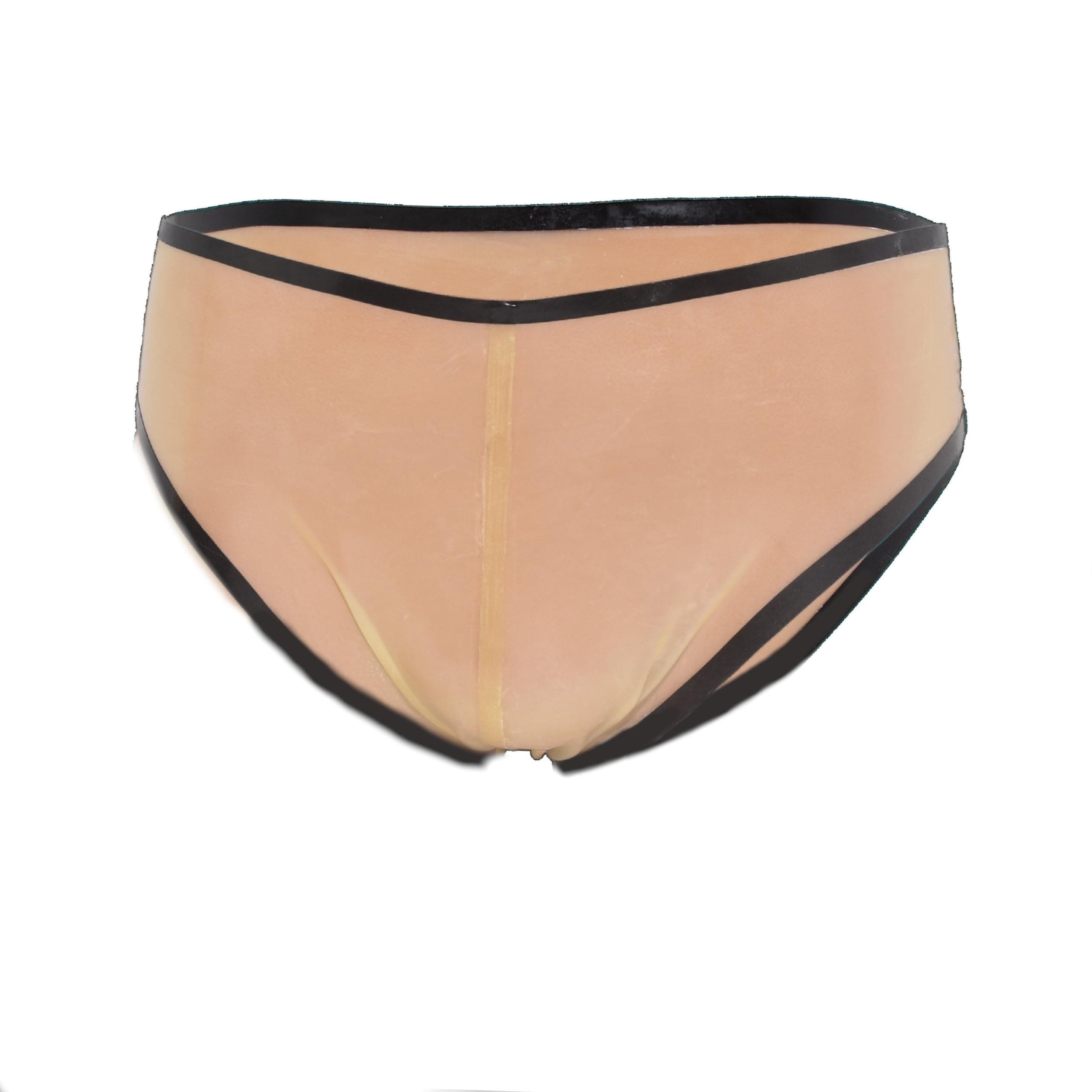 Latex Slip Transparent Design/Black Frame Size: L