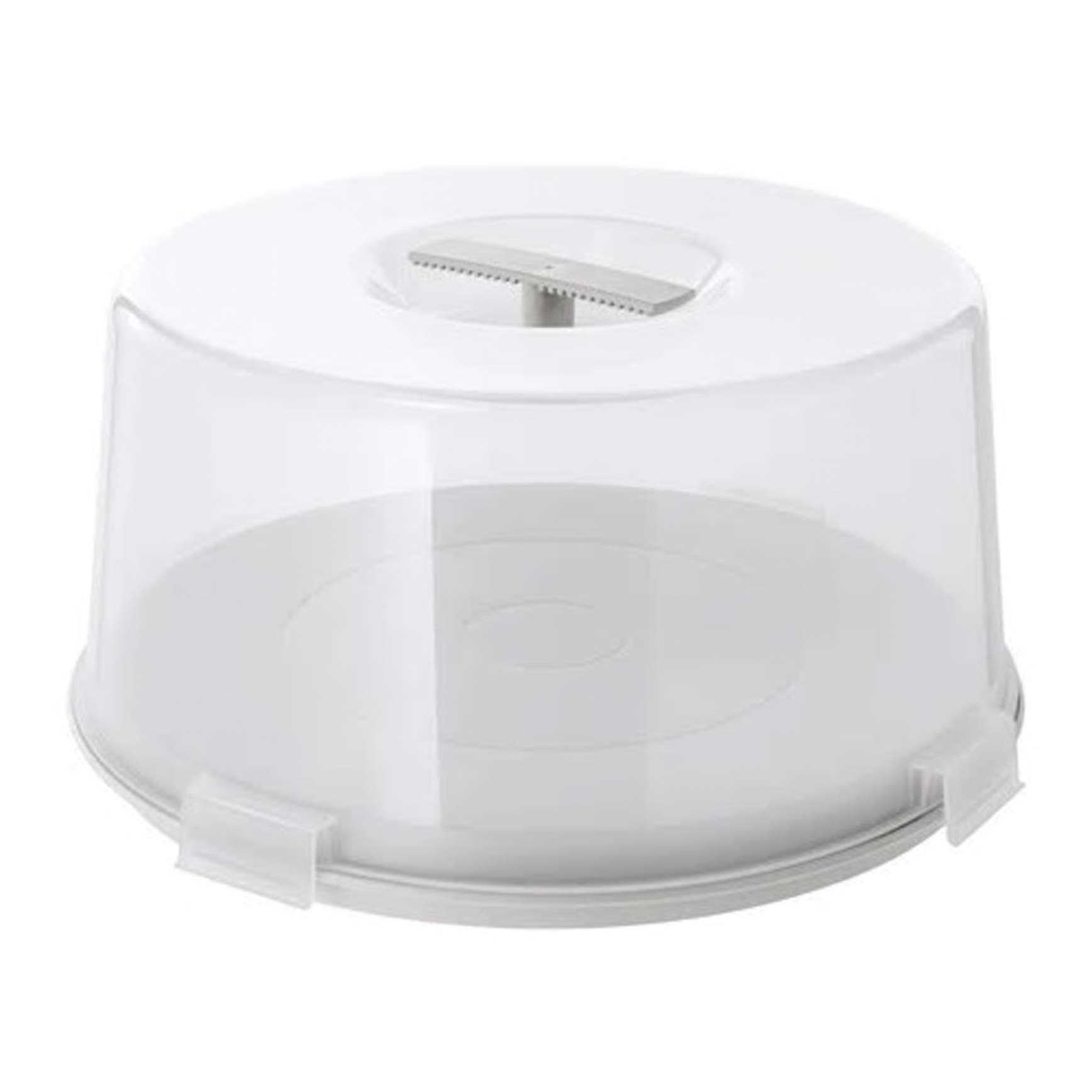 Cake Carrier, Dual Function for Both Larger and Smaller Baked Cakes and Muffins, Holds Diameter: 32 cm Cake