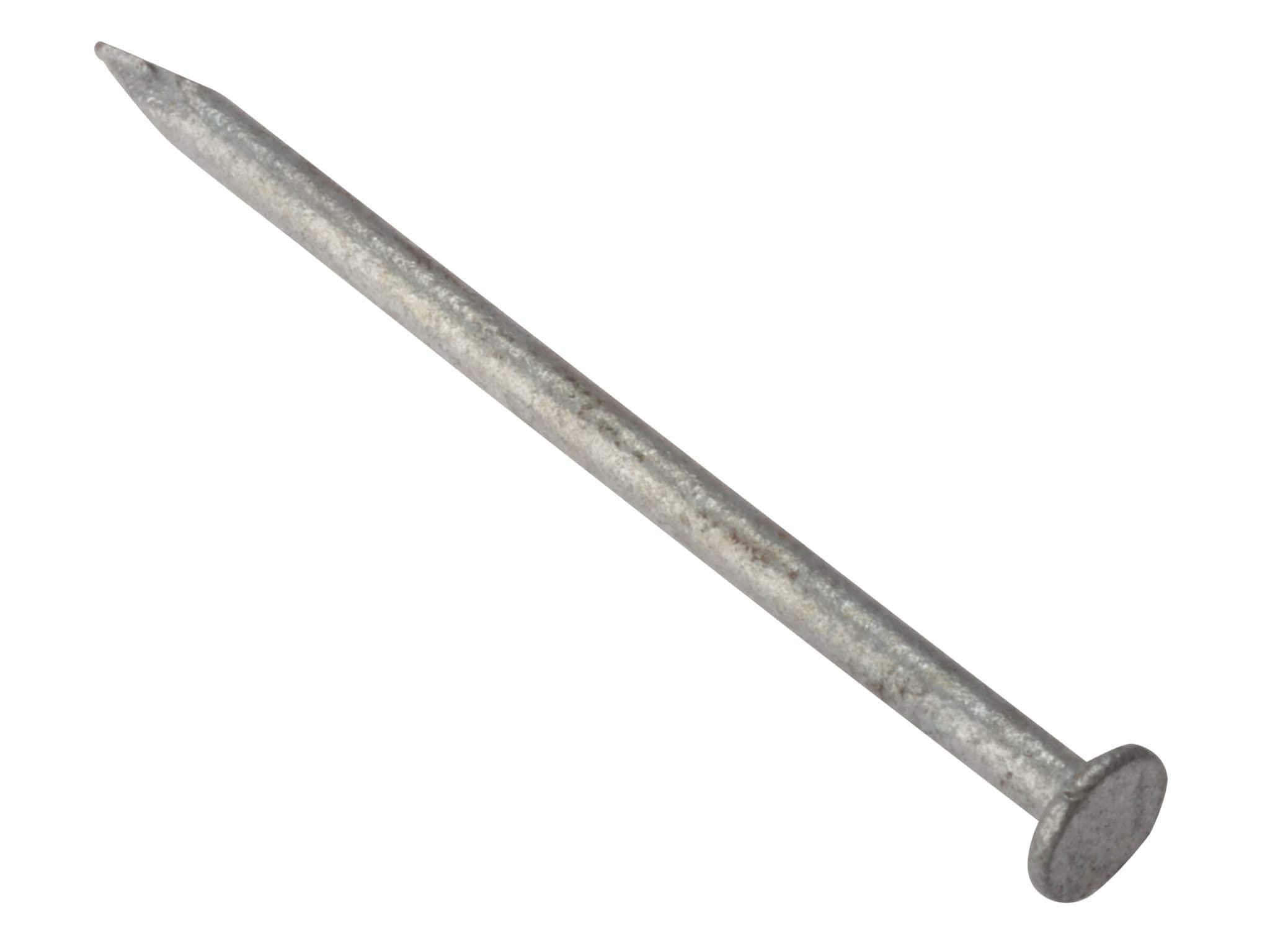ForgeFix Round Head Nails | 4.50 x 100mm | Galvanised | Bag 2.5KG