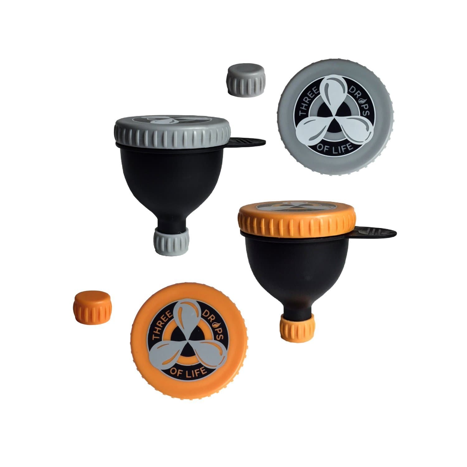 Medium Protein Funnel Variety Pack - Easy Travel Container for Fill N Go Lifestyles, Fits Supplement Accessory for The Gym, Armed Forces Special Companion (2, 100ML)