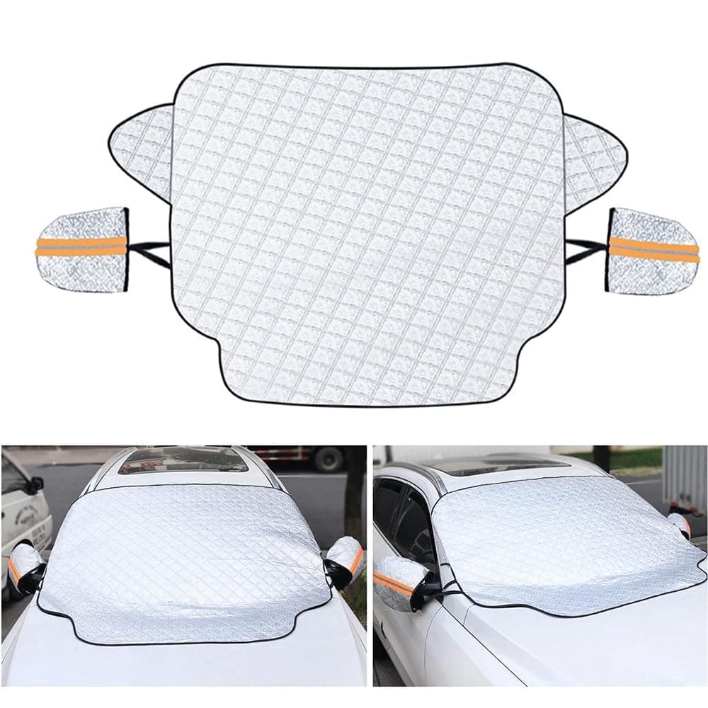 Car Windscreen Cover Windshield Snow Shield Protection Foils Frost Protector Resistant Ice Sun UV Dust Water Screen Covers for Caterham 21 CSR Seven,A-145 * 110